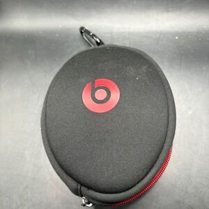 Beats by Dre Black Red Hard Shell Headphone Carrying Case Protective Storage